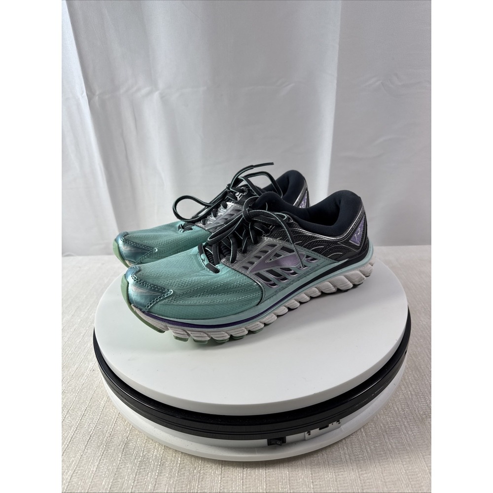Brooks Glycerin 14 Womens Running Shoes Teal Black Silver 1202171B444 Size 9